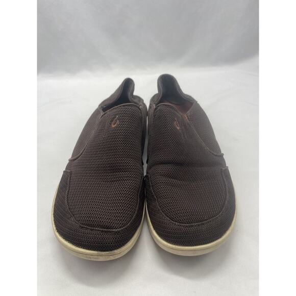 MENS OLUKAI NOHEA MESH GRAY CONVERTIBLE SLIP ON SHOES 8M - Picture 5 of 10